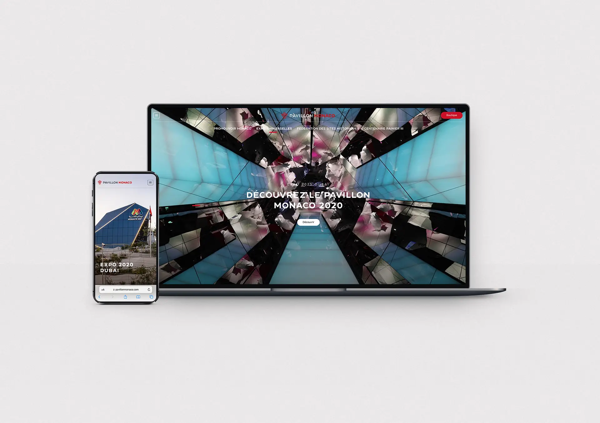 luxurybrands digital studio Pavillon Monaco website expo dubai 2020