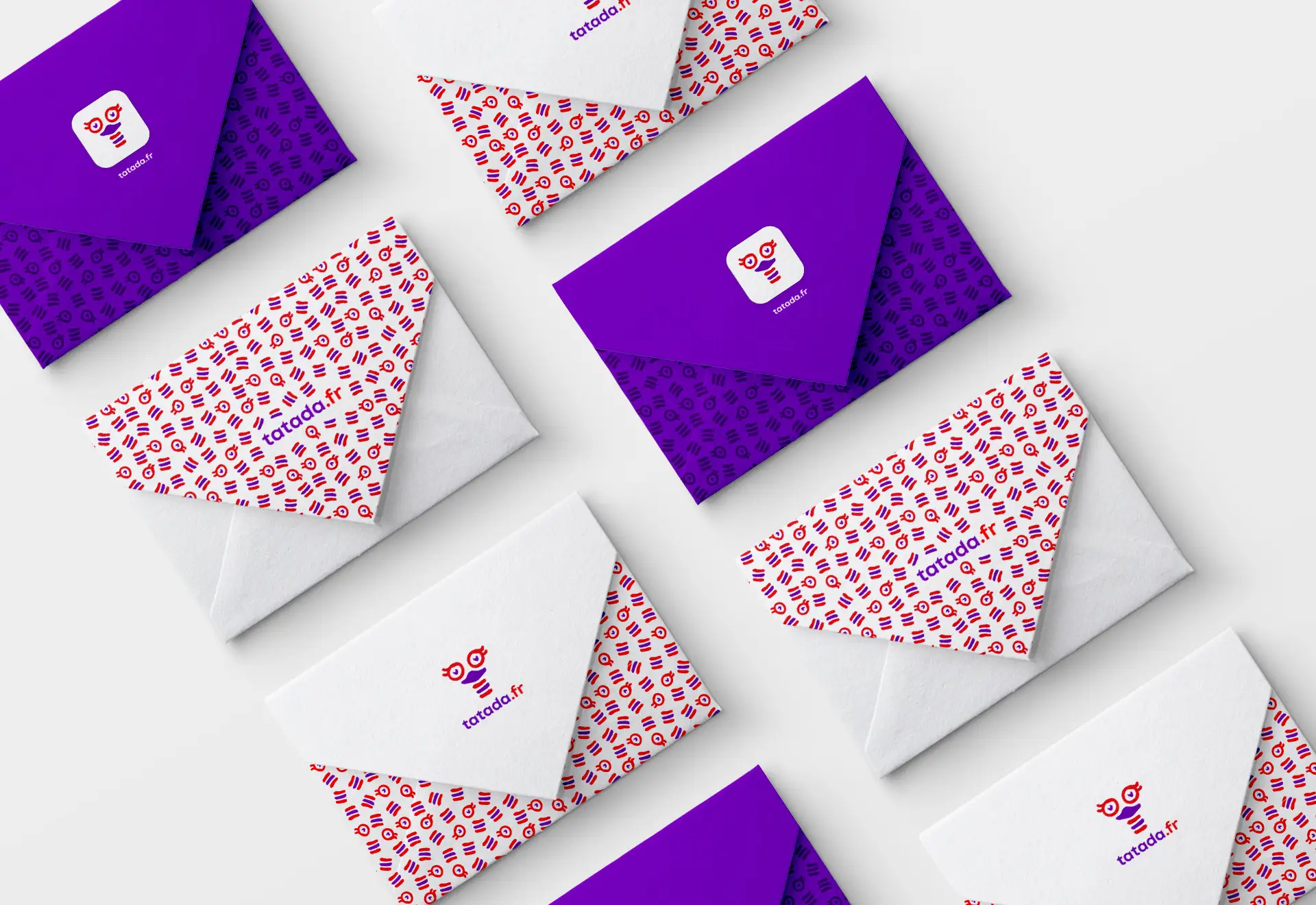 luxurybrands digital studio Tatada envelope pattern