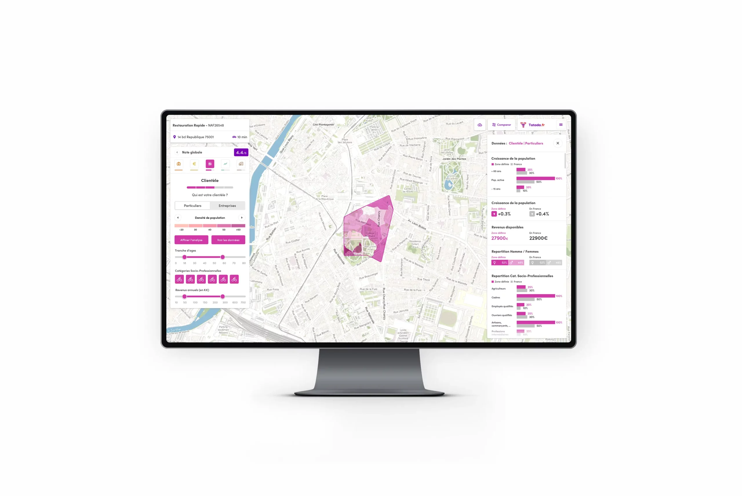 luxurybrands digital studio Tatada Website map data application