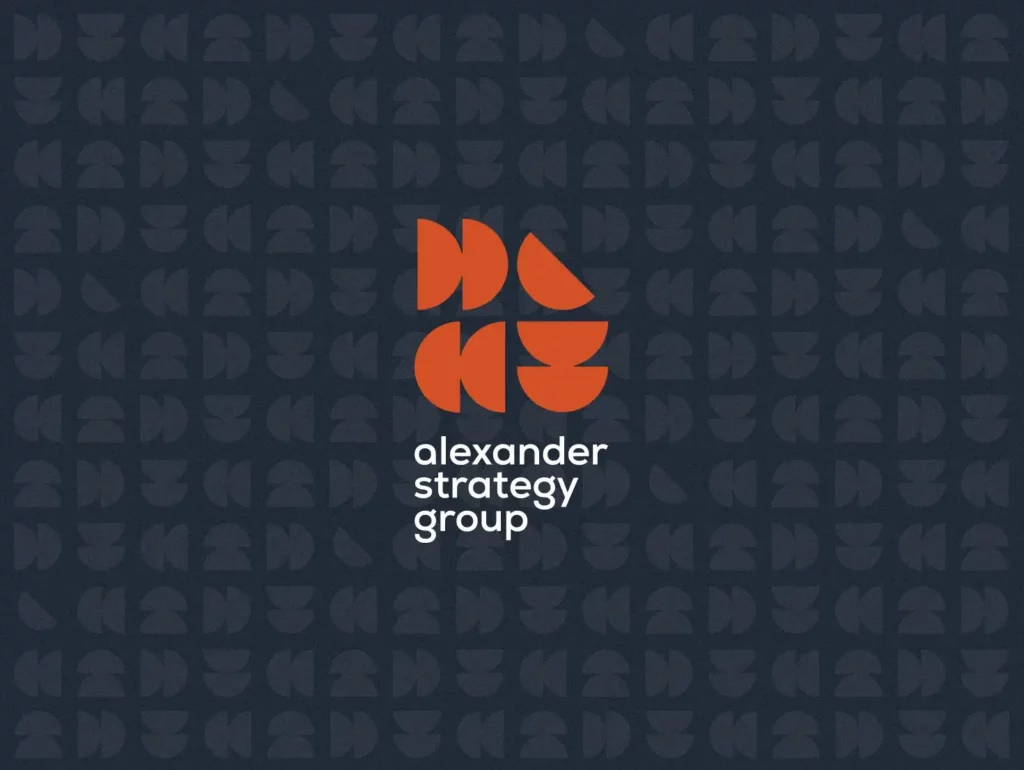 luxurybrands digital studio alexander strategy group logotype pattern